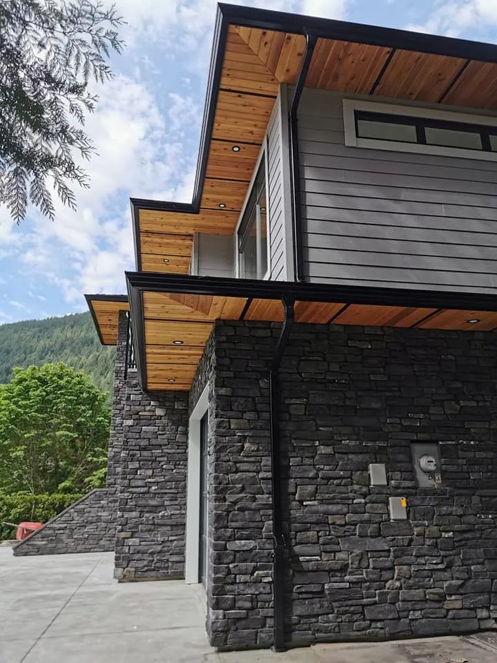 Roofline protection completed on site — Valley Gutters, Chilliwack BC