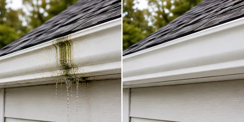 Gutter repair project by Valley Gutters